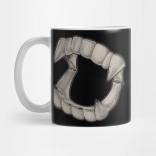 Vampire Teeth Logo Mug